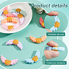 Wing Food Grade Eco-Friendly Silicone Focal Beads SIL-NB0001-43-4