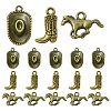 30Pcs 3 Styles Tibetan Style Alloy Pendants FIND-YW0010-51AB-1