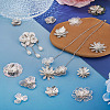 13Pcs 13 Styles Brass Bead Caps KK-TA0008-26P-7