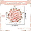 Cloth Flower Brooch JEWB-WH20001-03C-2