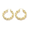 Brass Hoop Earrings EJEW-H104-11G-1