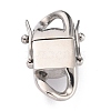 Non-Tarnish 304 Stainless Steel Clasps STAS-P273-01B-P-2