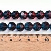 Baking Paint Transparent Glass Beads X1-DGLA-A035-T10mm-A10-5