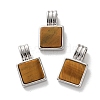 Natural Tiger Eye Pendants G-B123-03P-04-1