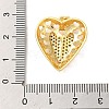 Mother's Day Brass Micro Pave Clear Cubic Zirconia Pendants FIND-Z041-20D-3