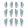 Transparent Resin Crystal AB Rhinestone Pendants Set RESI-TAC0002-46C-10