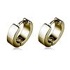 Brass Huggie Hoop Earrings EJEW-EE0002-252C-1