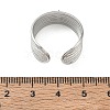 304 Stainless Steel Cuff Open Ring Setting SA-CBA37BC-10P-3