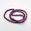 Electroplate Non-magnetic Synthetic Hematite Beads Strands G-J217D-09-2