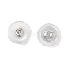 Long-Lasting Plated Brass Silicone Ear Nuts KK-K381-04P-1