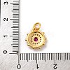 Brass Micro Pave Cubic Zirconia Charms KK-U033-22M-4