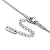 304 Stainless Steel Pendant Necklaces NJEW-G120-01P-4