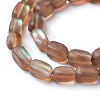 Synthetic Moonstone Beads Strands G-J385-A02-F-3