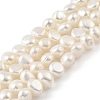 Natural Cultured Freshwater Pearl Beads Strands PEAR-A006-07G-1