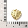 Rack Plating Brass Micro Pave Cubic Zirconia Pendants KK-R158-01F-G-3