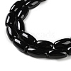 Natural Black Onyx Agate Beads Strands G-NH0019-C05-11-4