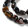 Natural Tiger Eye Beads Strands G-P497-01C-24-4