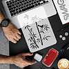 Plastic Drawing Painting Stencils Templates DIY-WH0396-740-3