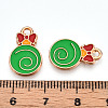 Alloy Enamel Pendants ENAM-N056-441-3