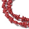 Synthetic Coral Dyed Carved Beads Strands CORA-K009-06A-03-3