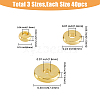 SUPERFINDINGS 120Pcs 3 Style Brass Beads KK-FH0004-65-2