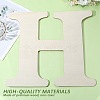 Letter Unfinished MDF Sheets WOOD-WH20012-008H-7