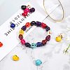 Halloween Theme Dyed Synthetic Turquoise Bead Strands G-GA0001-04-5