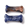 Natural Sodalite Dog Bone Shape Sculptures DJEW-G033-01A-06-2