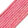 Dyed Synthetic Imperial Jasper Beads Strands G-Z089-A03-I-1