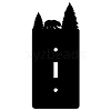 Iron Light Switch Decorations AJEW-WH0238-001-1