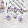 Cute Cat Paw Resin Beads PW-WG76406-05-1