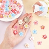 SUNNYCLUE 80Pcs 8 Colors Resin Cabochons CRES-SC0002-22-3