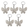 Butterfly Alloy Keychains KEYC-JKC01001-1