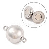 Non-Tarnish 304 Stainless Steel Magnetic Clasps X-STAS-K006-14mm-04C-1