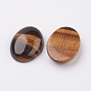 Natural Tiger Eye Flat Back Cabochons G-G741-30x40mm-01-2