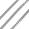 304 Stainless Steel Curb Chains CHS-M009-10P-01-1