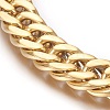 304 Stainless Steel Wheat Chain Bracelets BJEW-L665-07G-2