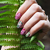 Stainless Steel DIY Nail Art Templates MRMJ-WH0092-047-5