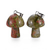 Natural Unakite Pendants G-N0325-10J-2