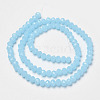 Glass Beads Strands EGLA-A034-J2mm-D04-2