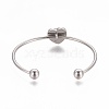 304 Stainless Steel Cuff Bangles BJEW-F400-06P-4