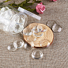 Transparent Glass Cabochons GGLA-CD0001-04-4