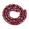 Electroplate Opaque Glass Beads Strands EGLA-Q132-03B-C03-2