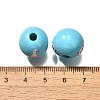 Valentine's Day Element Printed Wood Beads WOOD-R002-01-23-3