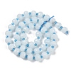 Natural Dyed White Jade Beads Strands G-H057-A22-13-3