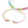 Adjustable Nylon Cord Braided Bracelet Making AJEW-JB00877-03-4