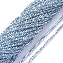 Electroplate Glass Beads Strands EGLA-K014-A-PL01