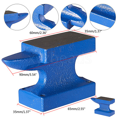 DIY Iron Anvil Tools TOOL-WH0102-01-1