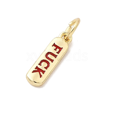 Brass Enamel Charms KK-P338-01G-F02-1