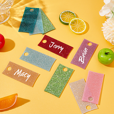 1Set Acrylic Name Sign Plate DIY-GA0006-73B-1